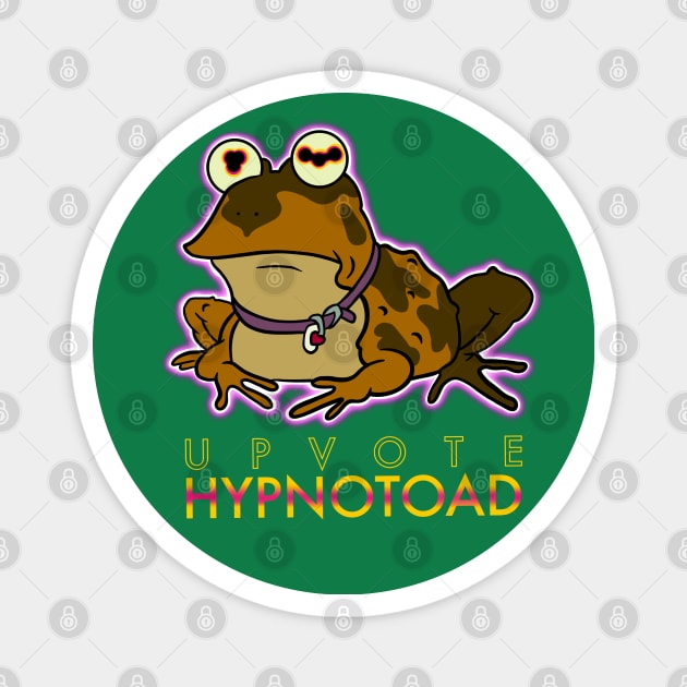 Upvote HYPNOTOAD Magnet by Inkoholic